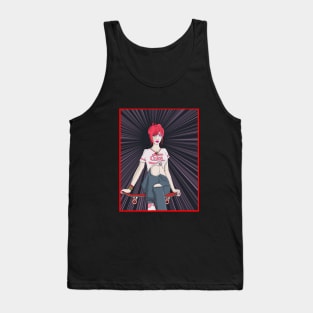 Summer Goth Cherry Bomb Tank Top